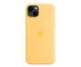 Чехол для Apple iPhone 14 Silicone Case with MagSafe - Sunglow (MPT23) 3