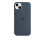 Чехол для Apple iPhone 14 Silicone Case with MagSafe - Storm Blue (MPRV3) 4