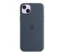 Чехол для Apple iPhone 14 Silicone Case with MagSafe - Storm Blue (MPRV3) 2