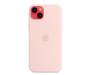 Чехол для Apple iPhone 14 Silicone Case with MagSafe - Chalk Pink (MPRX3) 5