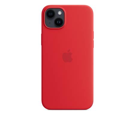 Чехол для Apple iPhone 14 Silicone Case with MagSafe - (PRODUCT)RED (MPRW3) 3