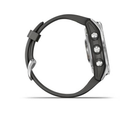 Смарт-годинник Garmin Fenix 7S Silver with Graphite Band (010-02539-00/01)