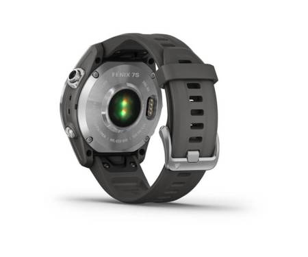 Смарт-годинник Garmin Fenix 7S Silver with Graphite Band (010-02539-00/01)