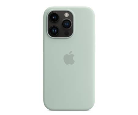 Чохол для Apple iPhone 14 Pro Silicone Case with MagSafe - Succulent (MPTL3) 4