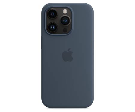 Чохол для Apple iPhone 14 Pro Silicone Case with MagSafe - Storm Blue (MPTF3) 4