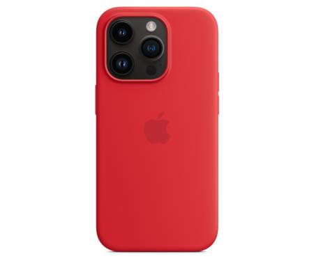 Чехол для Apple iPhone 14 Pro Silicone Case with MagSafe - (PRODUCT)RED (MPTG3) 4