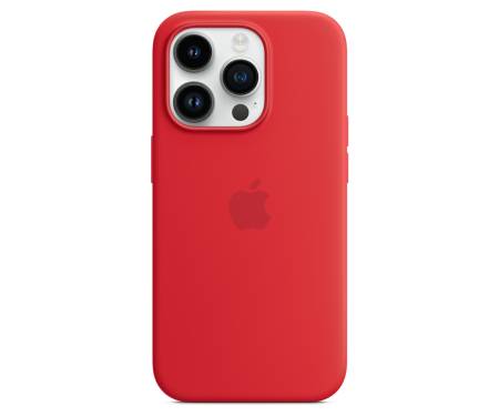 Чехол для Apple iPhone 14 Pro Silicone Case with MagSafe - (PRODUCT)RED (MPTG3) 3