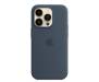 Чехол для Apple iPhone 14 Pro Max Silicone Case with MagSafe - Storm Blue (MPTQ3) 2