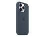 Чехол для Apple iPhone 14 Pro Silicone Case with MagSafe - Storm Blue Copy 5