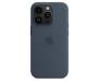 Чехол для Apple iPhone 14 Pro Silicone Case with MagSafe - Storm Blue Copy 4