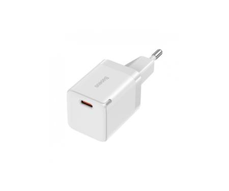 Сетевое зарядное устройство Baseus GaN3 Fast Charger 1C 30W (CCGN010102) White