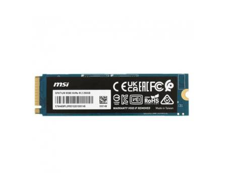 Накопитель SSD 250GB MSI Spatium M390 M.2 2280 PCIe 3.0 x4 NVMe 3D NAND TLC (S78-4409PL0-P83)
