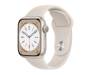 Apple Watch Series 8 GPS 41mm Starlight Aluminum Case w. Starlight S. Band - S/M (MNU93) 1