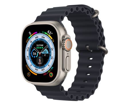 Apple Watch Ultra GPS + Cellular 49mm Titanium Case with Midnight Ocean Band (MQET3/MQFK3) 1