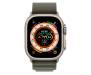 Apple Watch Ultra GPS + Cellular 49mm Titanium Case with Green Alpine Loop - Large (MQEX3/MQFP3) 2
