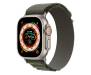 Apple Watch Ultra GPS + Cellular 49mm Titanium Case with Green Alpine Loop - Medium (MQEW3/MQFN3) 1
