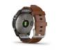 Смарт-часы Garmin Fenix 7 Sapphire Solar Titanium with Chestnut Leather Band (010-02540-31) 4