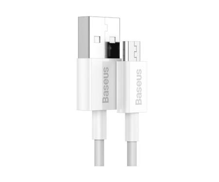 Кабель Micro USB Baseus USB to Micro USB Superior Series 1m White (CAMYS-02)