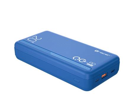 Power Bank TRACER 20000mAh QC3.0-PD20W Blue (TRABAT47021) 2