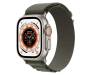 Apple Watch Ultra GPS + Cellular 49mm Titanium Case with Green Alpine Loop M (MQEW3LL/A) 1