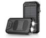Power Bank Mregb Solar Charger 36800mAh 18W Built-in Powerful Flashlight IPX7 Black (YD-886) 1