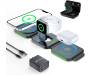 Бездротовий зарядний пристрій MURPISO 3 in 1 Magnetic Foldable Wireless Charger 1