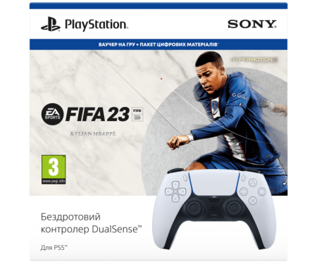 Геймпад Sony DualSense White + FIFA 23 (9440796) 3