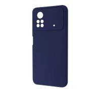 Чехол для Xiaomi Poco X4 Pro 5G WAVE Full Silicone Cover Midnight Blue
