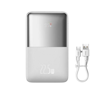 Power Bank Baseus Bipow Pro 20000mAh Digital Display PD 22.5W White (PPBD030001)