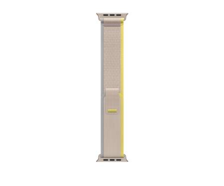 Apple Watch Ultra GPS + Cellular 49mm Titanium Case with Yellow/Beige Trail Loop - S/M (MNHD3/MNHK3) 3