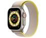 Apple Watch Ultra GPS + Cellular 49mm Titanium Case with Yellow/Beige Trail Loop - S/M (MNHD3/MNHK3) 1