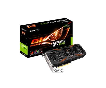 GIGABYTE GeForce GTX 1070 G1 Gaming (GV-N1070G1 GAMING-8GD)