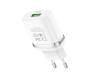 Сетевое зарядное устройство Hoco C12Q Smart QC3.0 charger (EU) White 1