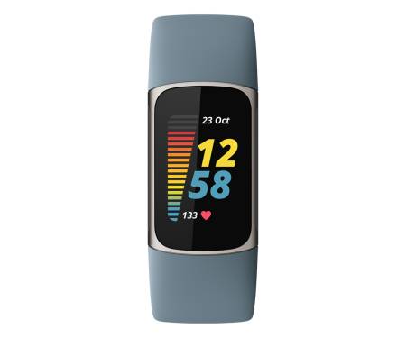 Смарт-часы Fitbit Charge 5 Steel Blue/Platinum Stainless Steel (FB421SRBU) 2