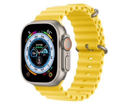 Apple Watch Ultra GPS + Cellular 49mm Titanium Case with Yellow Ocean Band (MNH93/MNHG3) 1