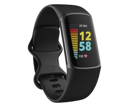 Смарт-часы Fitbit Charge 5 Black/Graphite Stainless Steel (FB421BKBK) 1