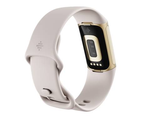 Смарт-часы Fitbit Charge 5 Lunar White/Soft Gold Stainless Steel (FB421GLWT) 2