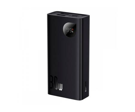 Power Bank Baseus Adaman Metal Digital Display 10000 mAh 30W Black (PPAD040001)