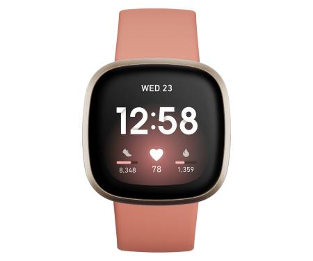 Смарт-часы Fitbit Versa 3 Pink Clay / Soft Gold Aluminium 2
