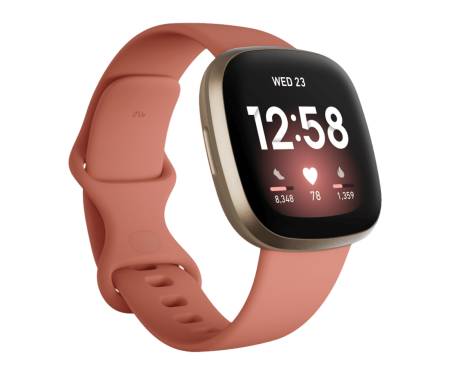 Смарт-часы Fitbit Versa 3 Pink Clay / Soft Gold Aluminium 3
