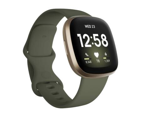 Смарт-часы Fitbit Versa 3 Olive / Soft Gold Aluminum 3