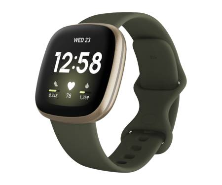 Смарт-часы Fitbit Versa 3 Olive / Soft Gold Aluminum 1