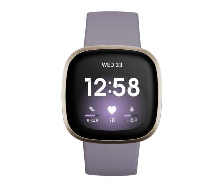 Смарт-годинник Fitbit Versa 3 Thistle / Soft Gold Aluminum 2