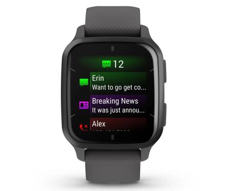 Смарт-часы Garmin Venu Sq 2 Slate Aluminum Bezel with Shadow Gray Case and Silicone Band (010-02701-00/10) 2
