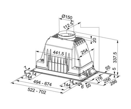 Витяжка Franke INCA PLUS FBI 525 PLUS (305.0599.543)