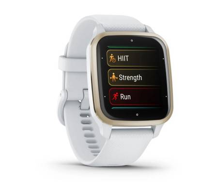 Смарт-годинник Garmin Venu Sq 2 Cream Gold Aluminum Bezel with White Case and Silicone Band (010-02701-01/11) 3