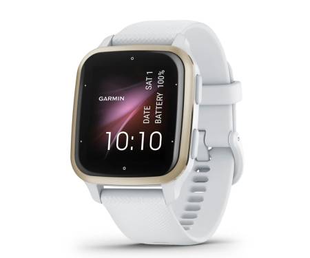 Смарт-годинник Garmin Venu Sq 2 Cream Gold Aluminum Bezel with White Case and Silicone Band (010-02701-01/11) 1