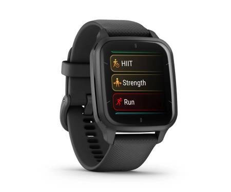Смарт-часы Garmin Venu Sq 2 – Music Edition Slate Aluminum Bezel with Black Case and Silicone Band (010-02700-00/10) 3