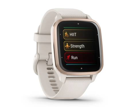 Смарт-часы Garmin Venu Sq 2 – Music Edition Peach Gold Al. Bezel w. Ivory Case and S. Band (010-02700-01/11) 3