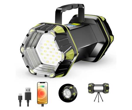 Фонарь Bochaos LED High Power Rechargeable Flashlight, 4800mAh Power Bank